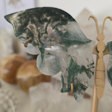 Load image into Gallery viewer, Moss Agate Butterfly Wings
