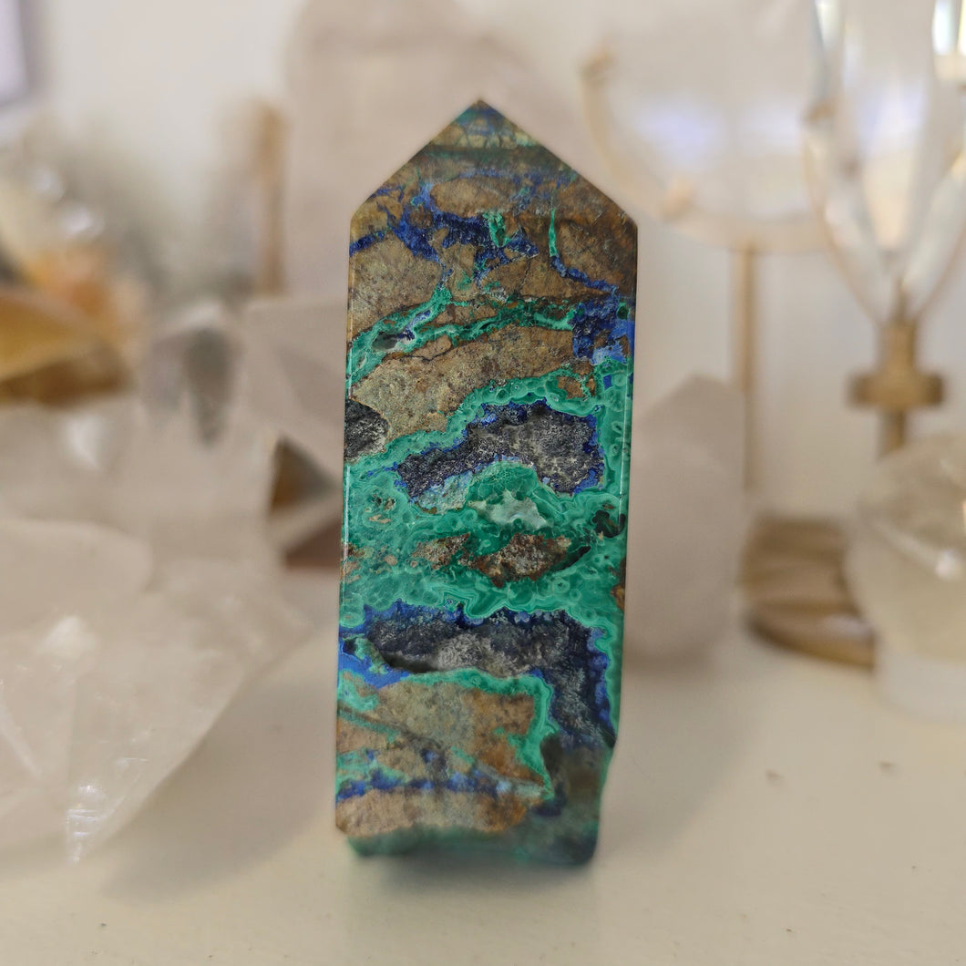 Azurite Malachite Tower