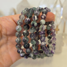 Load image into Gallery viewer, Feather Fluorite Bracelet
