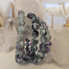 Load image into Gallery viewer, Feather Fluorite Bracelet
