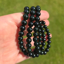 Load image into Gallery viewer, Green Goldstone (Sandstone) Bracelet
