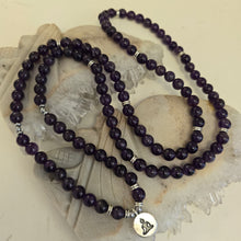 Load image into Gallery viewer, 108 Amethyst Mala Necklace/Bracelet
