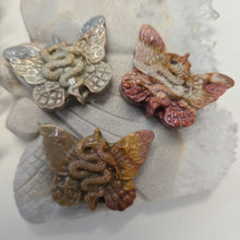 Load image into Gallery viewer, Alashan Agate Snake Butterfly
