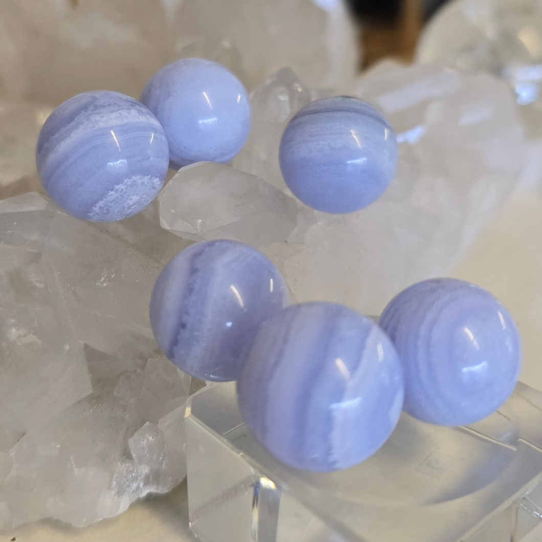 Blue Lace Agate Spheres