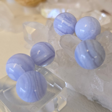 Load image into Gallery viewer, Blue Lace Agate Spheres

