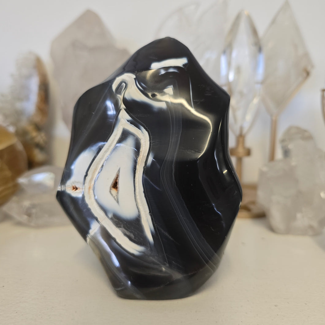 Orca Agate Flame