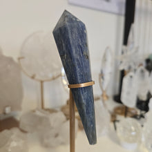 Load image into Gallery viewer, Blue Kyanite Wand on Stand
