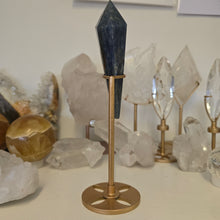 Load image into Gallery viewer, Blue Kyanite Wand on Stand

