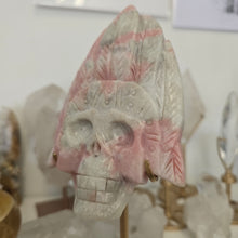 Load image into Gallery viewer, Pink Opal Indian Skull

