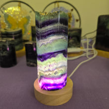 Load image into Gallery viewer, Rainbow Fluorite Lamp
