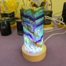 Load image into Gallery viewer, Rainbow Fluorite Lamp
