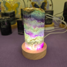 Load image into Gallery viewer, Rainbow Fluorite Lamp
