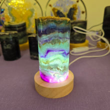 Load image into Gallery viewer, Rainbow Fluorite Lamp
