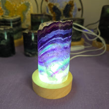 Load image into Gallery viewer, Rainbow Fluorite Lamp
