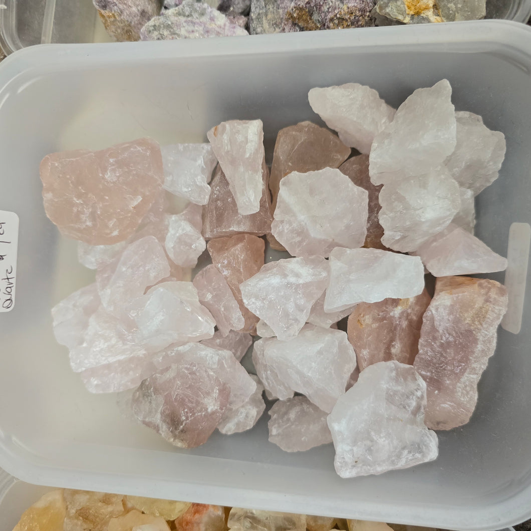 Rose Quartz Raw Stones