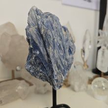 Load image into Gallery viewer, Blue Kyanite on Stand
