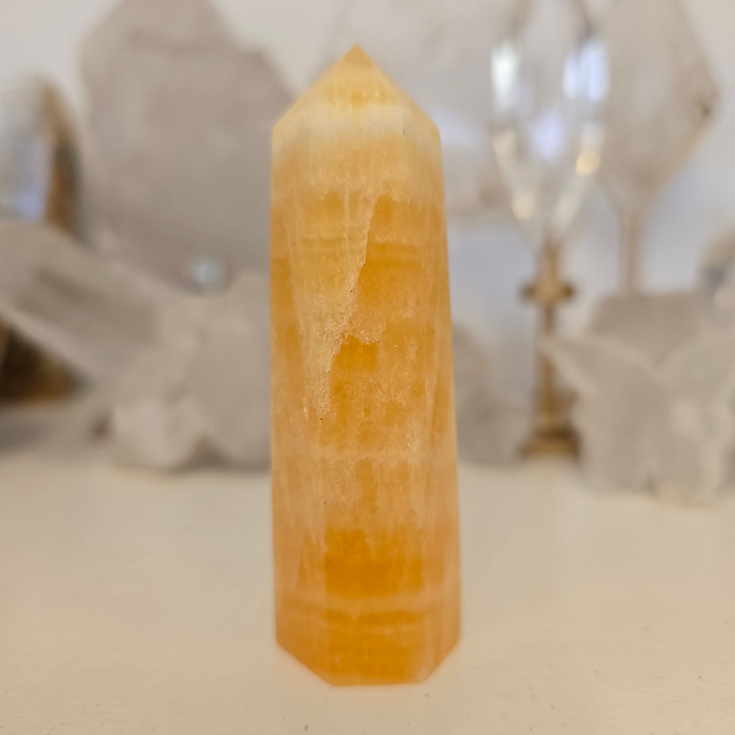 Orange Calcite Tower