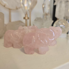 Load image into Gallery viewer, Rose Quartz Elephant
