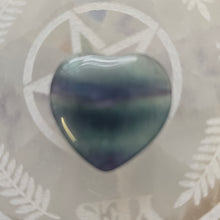 Load image into Gallery viewer, Rainbow Fluorite Hearts

