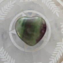 Load image into Gallery viewer, Rainbow Fluorite Hearts
