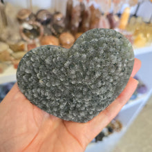 Load image into Gallery viewer, Green Amethyst Heart
