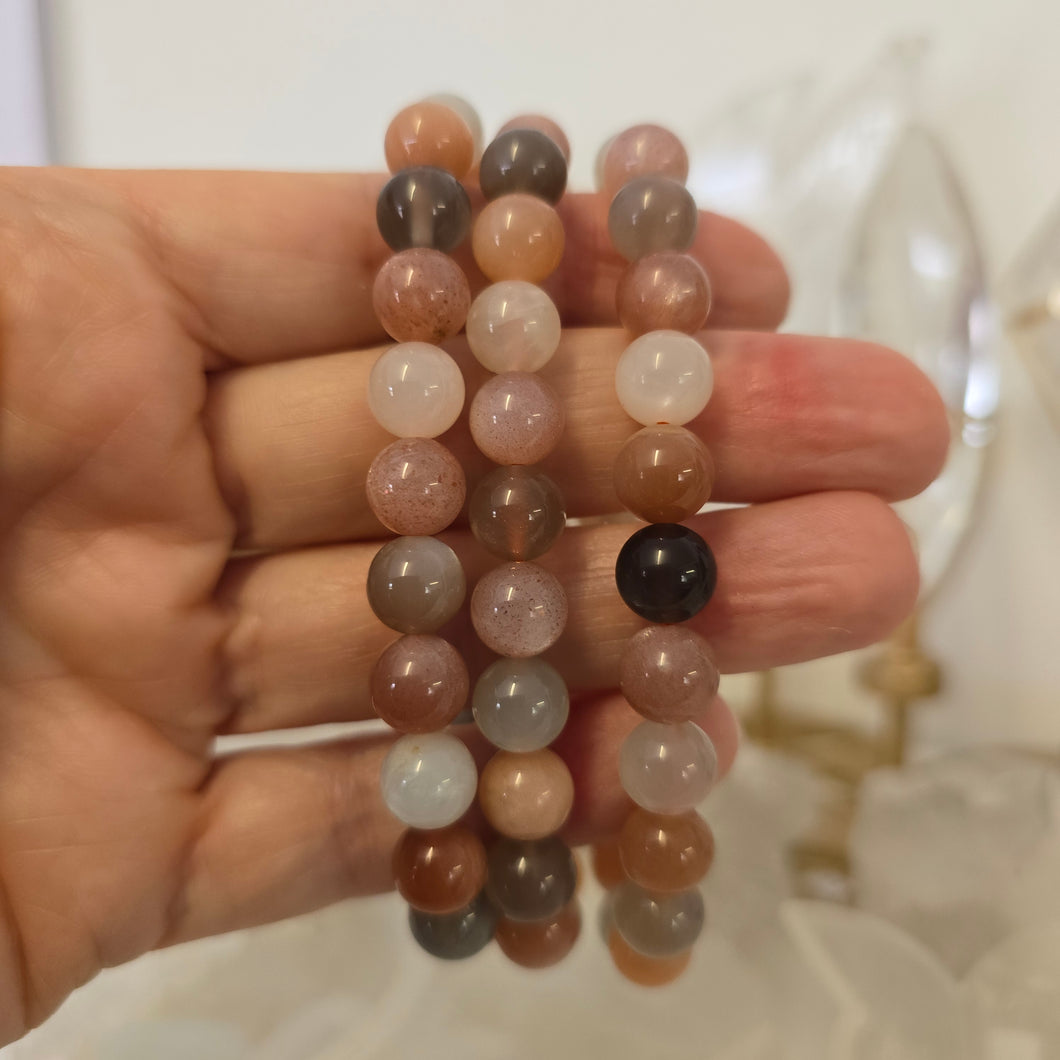 Mixed Moonstone Bracelet