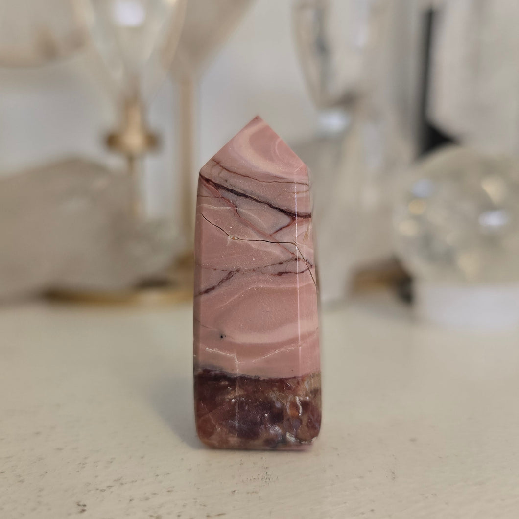 Australian Pink Opal Tower