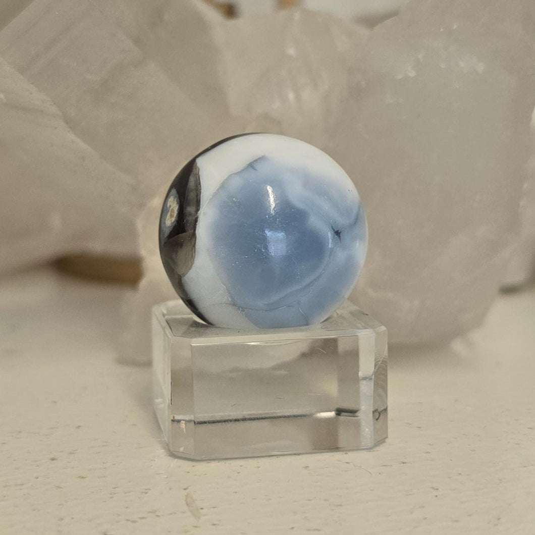 Owyhee Blue Opal Sphere