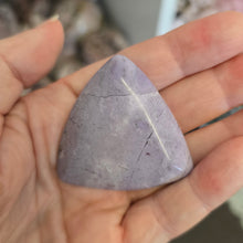Load image into Gallery viewer, Lavender Jade Triangle Palmstone
