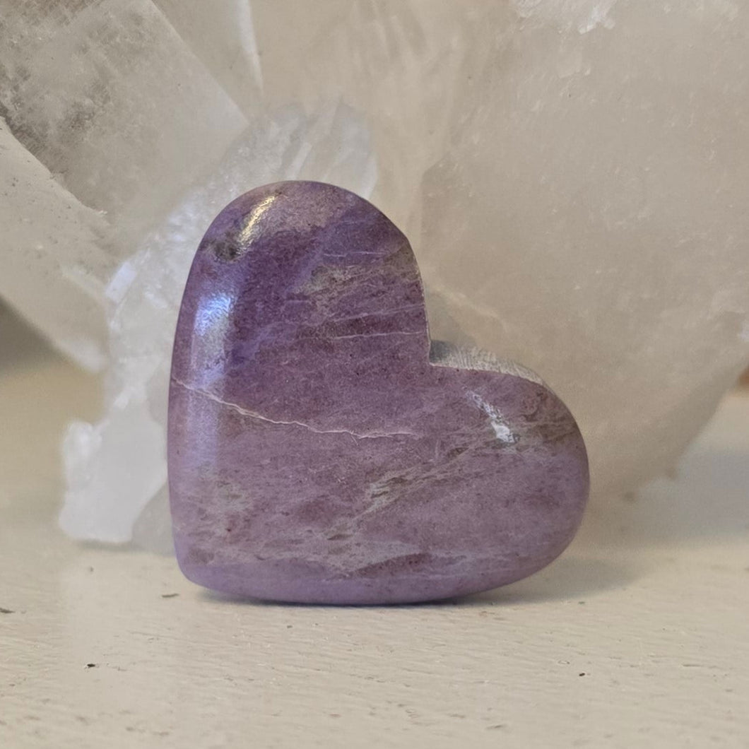 Lavender Jade Heart