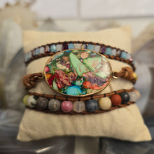 Load image into Gallery viewer, Warrior Goddess Wrap Bracelet
