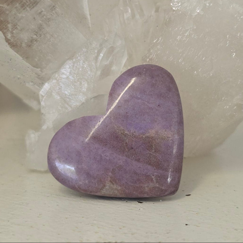 Lavender Jade Heart