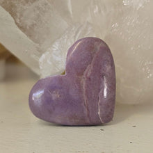 Load image into Gallery viewer, Lavender Jade Heart
