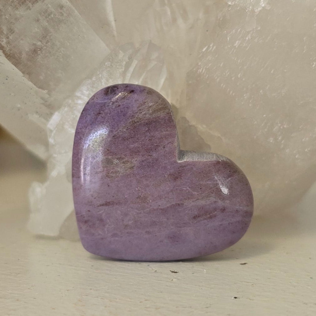 Lavender Jade Heart
