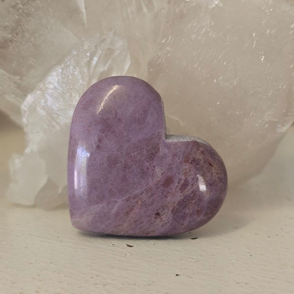 Lavender Jade Heart