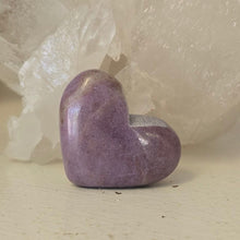 Load image into Gallery viewer, Lavender Jade Heart
