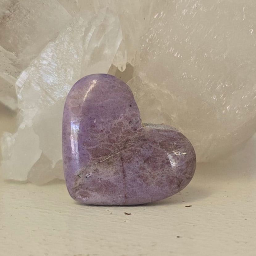 Lavender Jade Heart