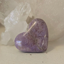 Load image into Gallery viewer, Lavender Jade Heart
