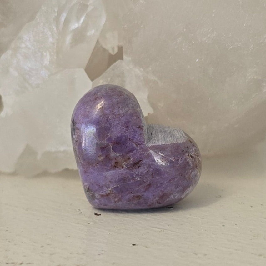 Lavender Jade Heart