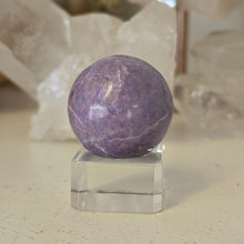 Load image into Gallery viewer, Lavender Jade Sphere
