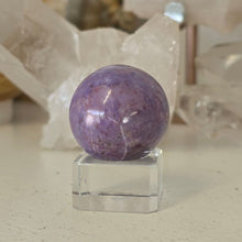 Load image into Gallery viewer, Lavender Jade Sphere
