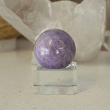 Load image into Gallery viewer, Lavender Jade Sphere
