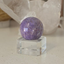 Load image into Gallery viewer, Lavender Jade Sphere
