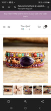 Load image into Gallery viewer, Amethyst and Lepidolite Wrap Bracelet
