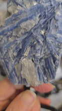 Load and play video in Gallery viewer, Blue Kyanite on Stand
