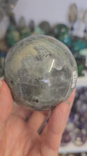 Load and play video in Gallery viewer, Purple Labradorite Sphere
