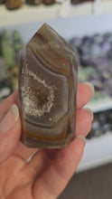Load and play video in Gallery viewer, Druzy Agate Tower
