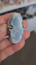Load and play video in Gallery viewer, Owyhee Blue Opal Palmstone
