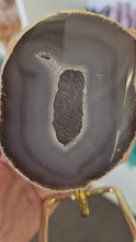 Load and play video in Gallery viewer, Agate Geode on Stand
