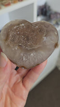 Load and play video in Gallery viewer, Druzy Agate Heart
